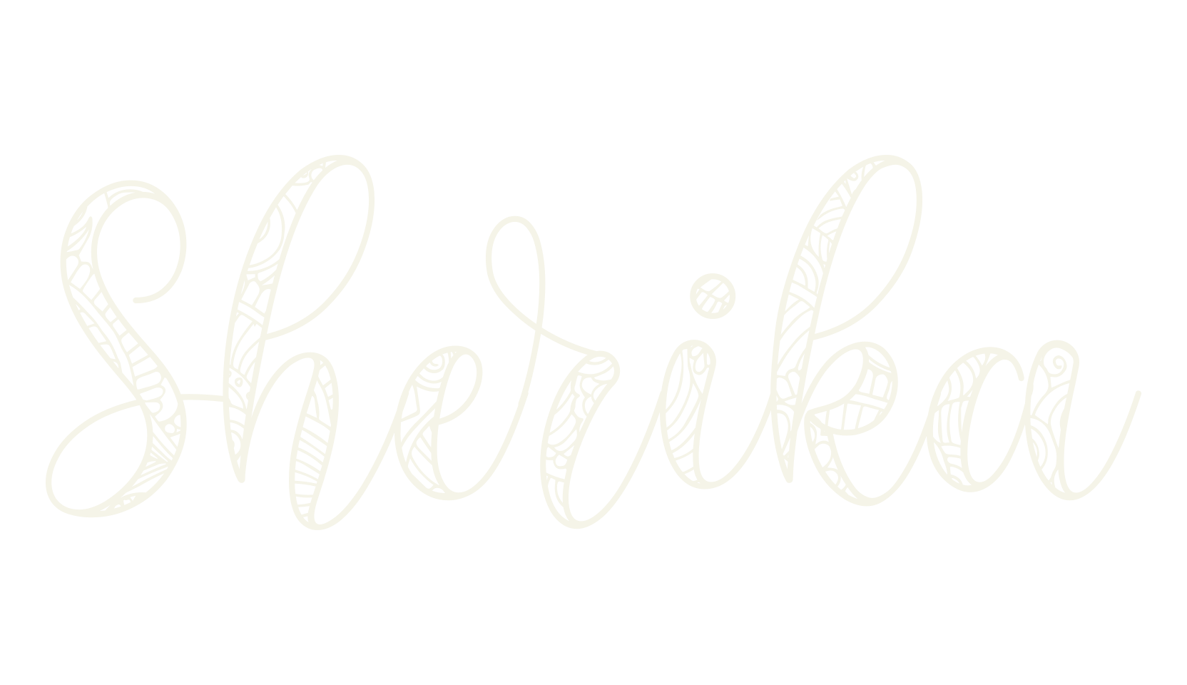 Sherika, calligraphy font preview