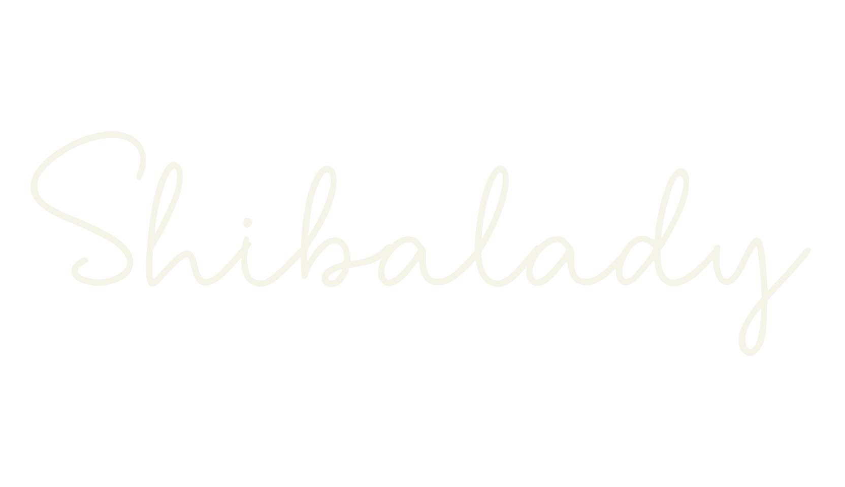 Shibalady, fancy font preview