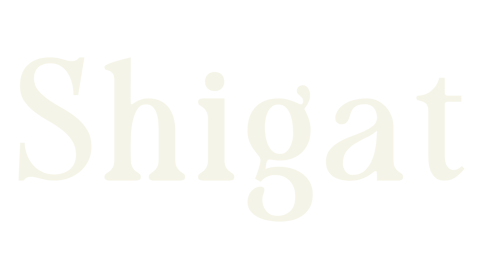 Shigat, unique font preview