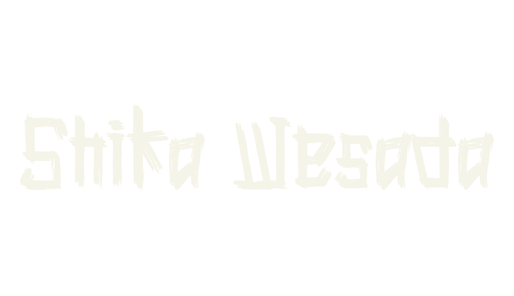Shika Wesada, japanese font preview