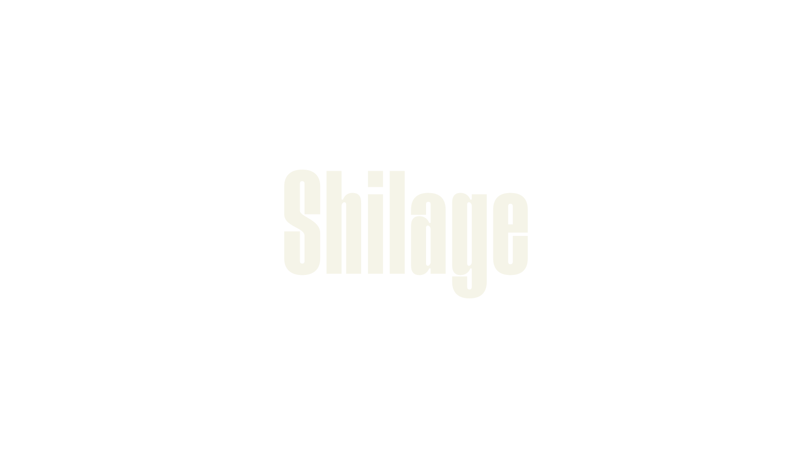 Shilage, bold font preview