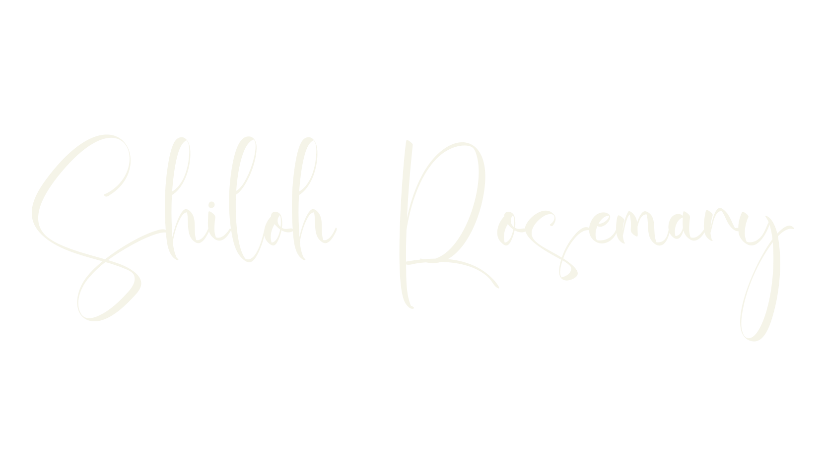 Shiloh Rosemary, calligraphy font preview