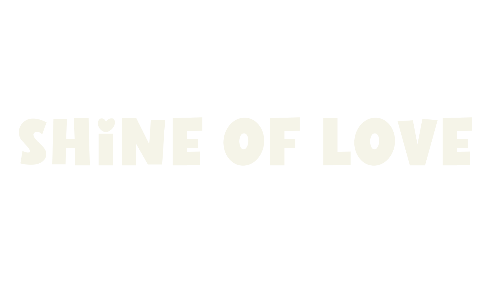 Shine of Love, bold font preview