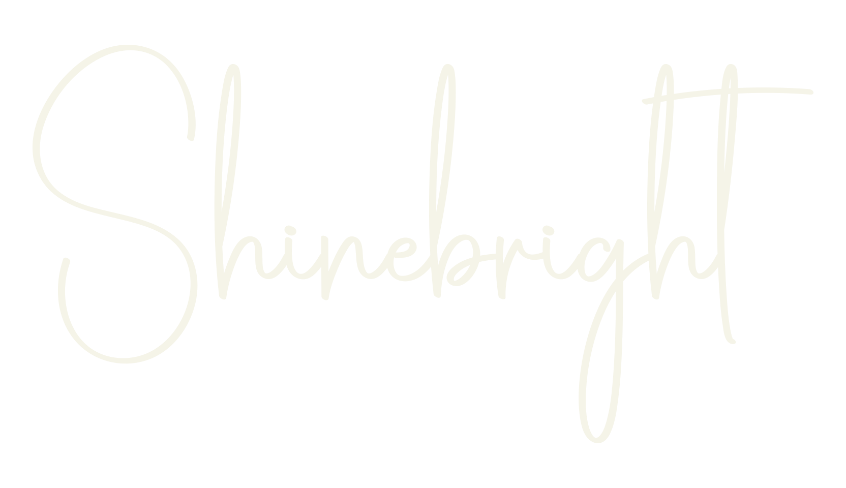 Shinebright, calligraphy font preview