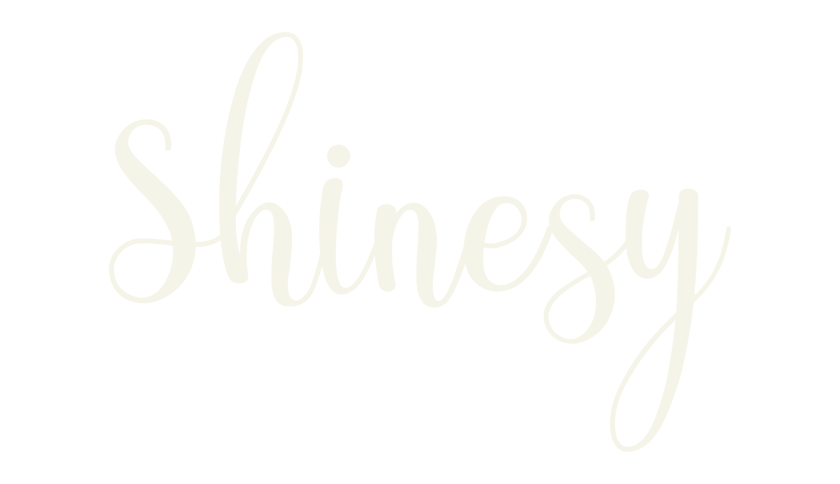 Shinesy, fancy font preview
