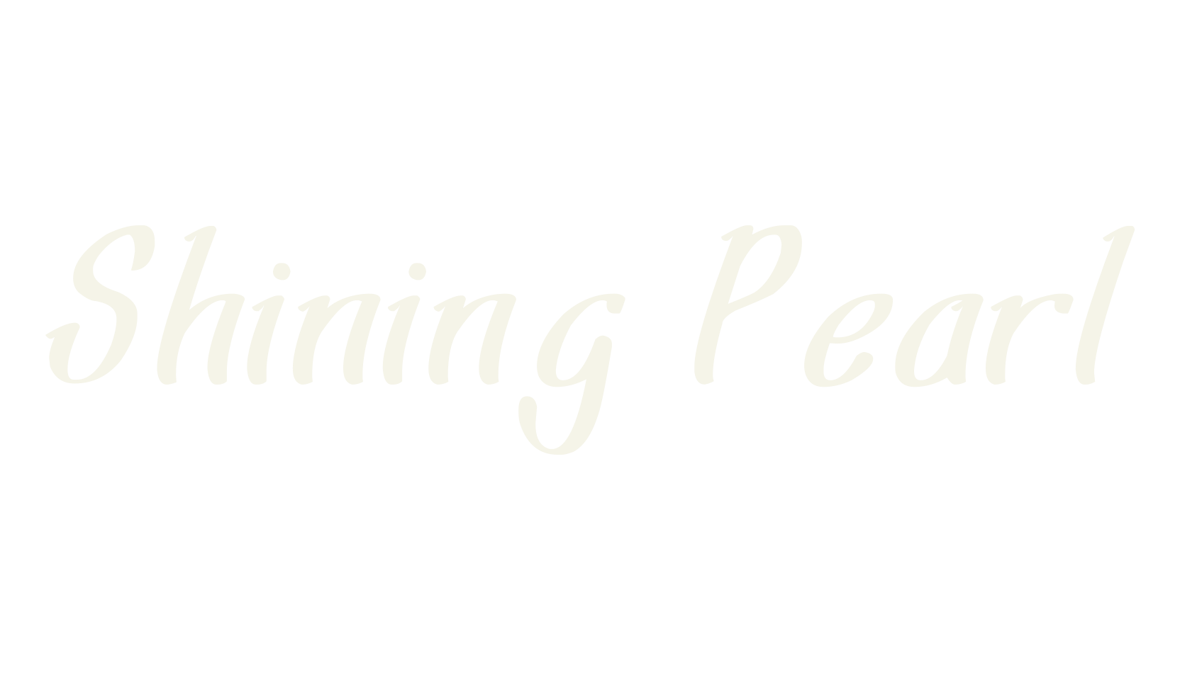 Shining Pearl, fashion script font preview