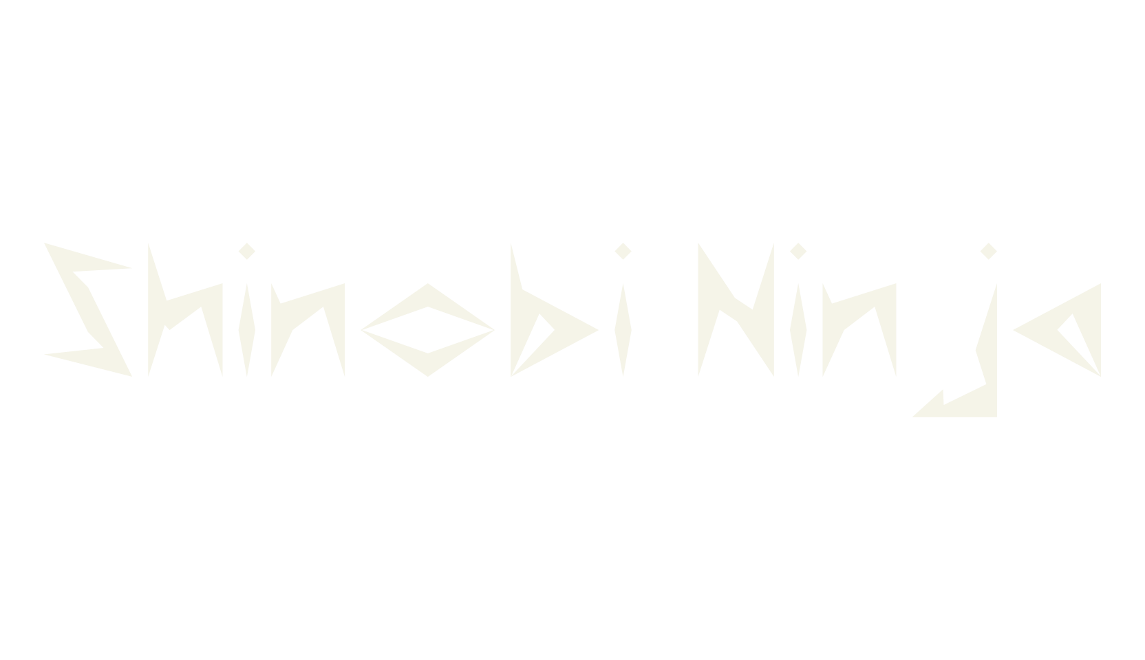 Shinobi Ninja, display market font preview