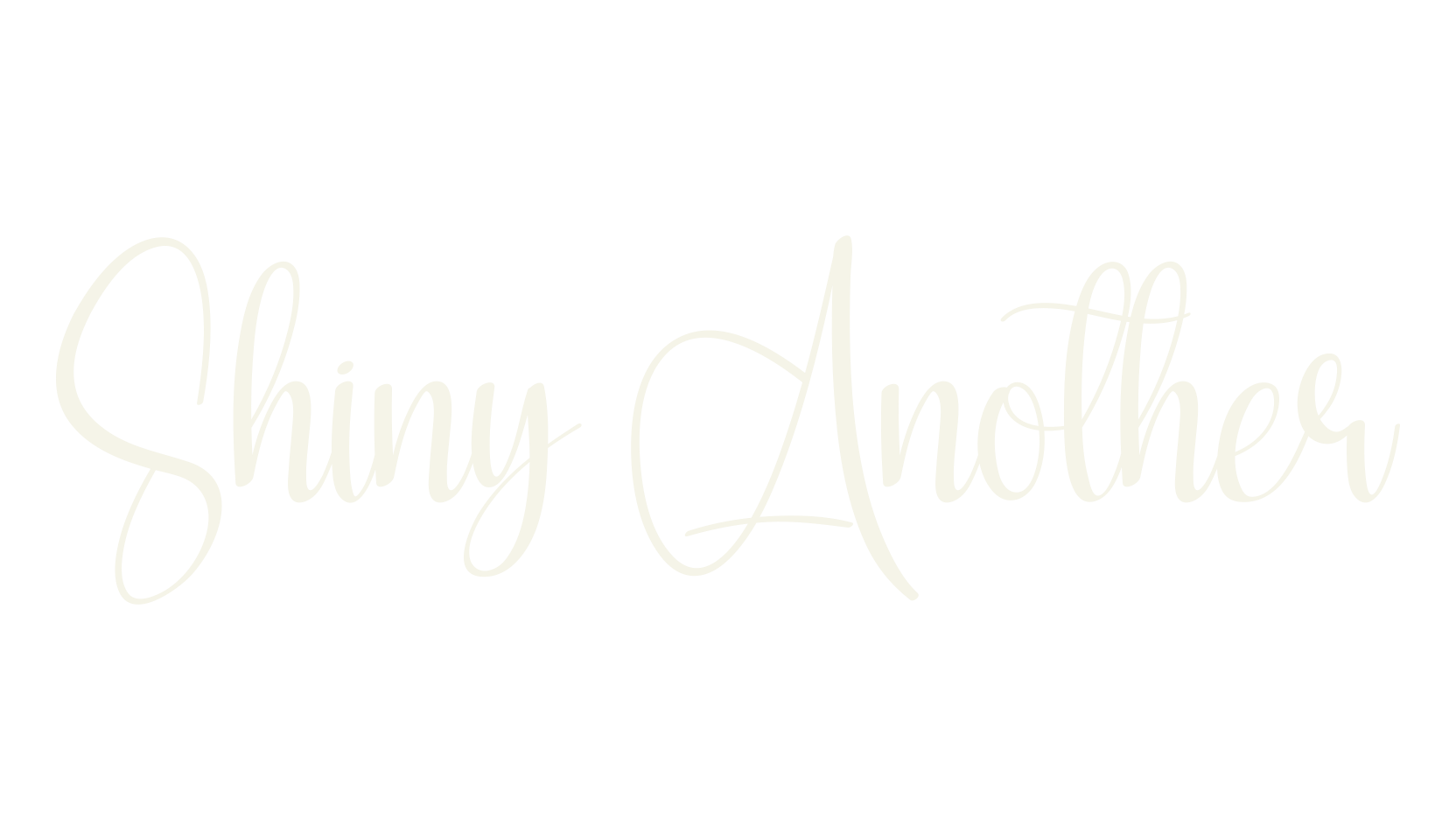 Shiny Another, calligraphy font preview