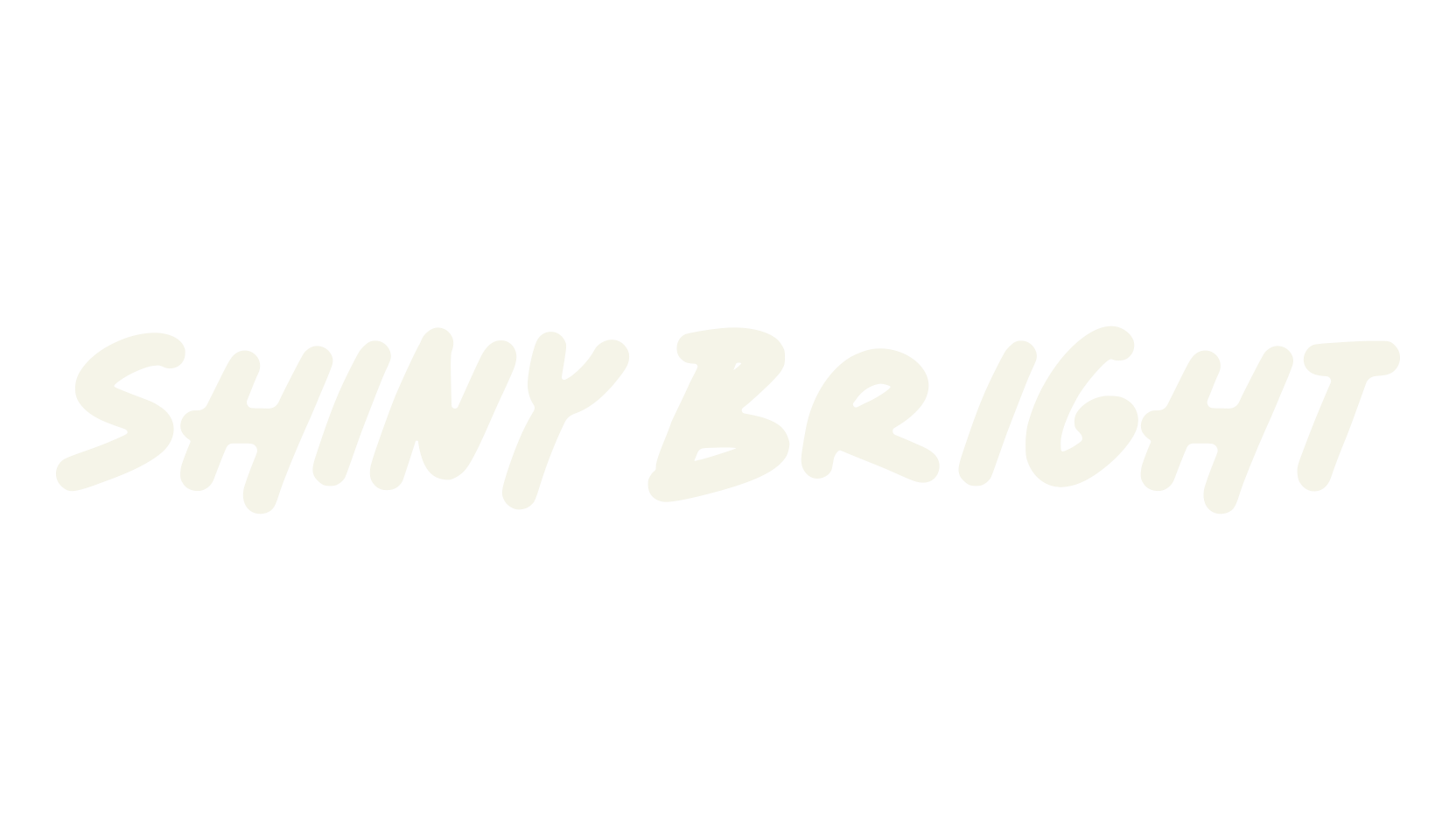 Shiny Bright, handwritten font preview