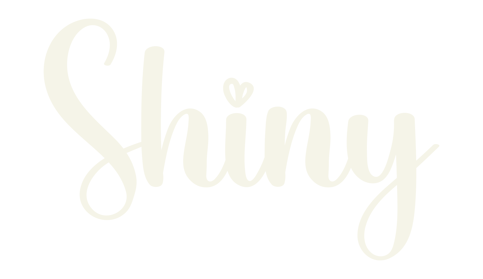 Shiny, calligraphy font preview
