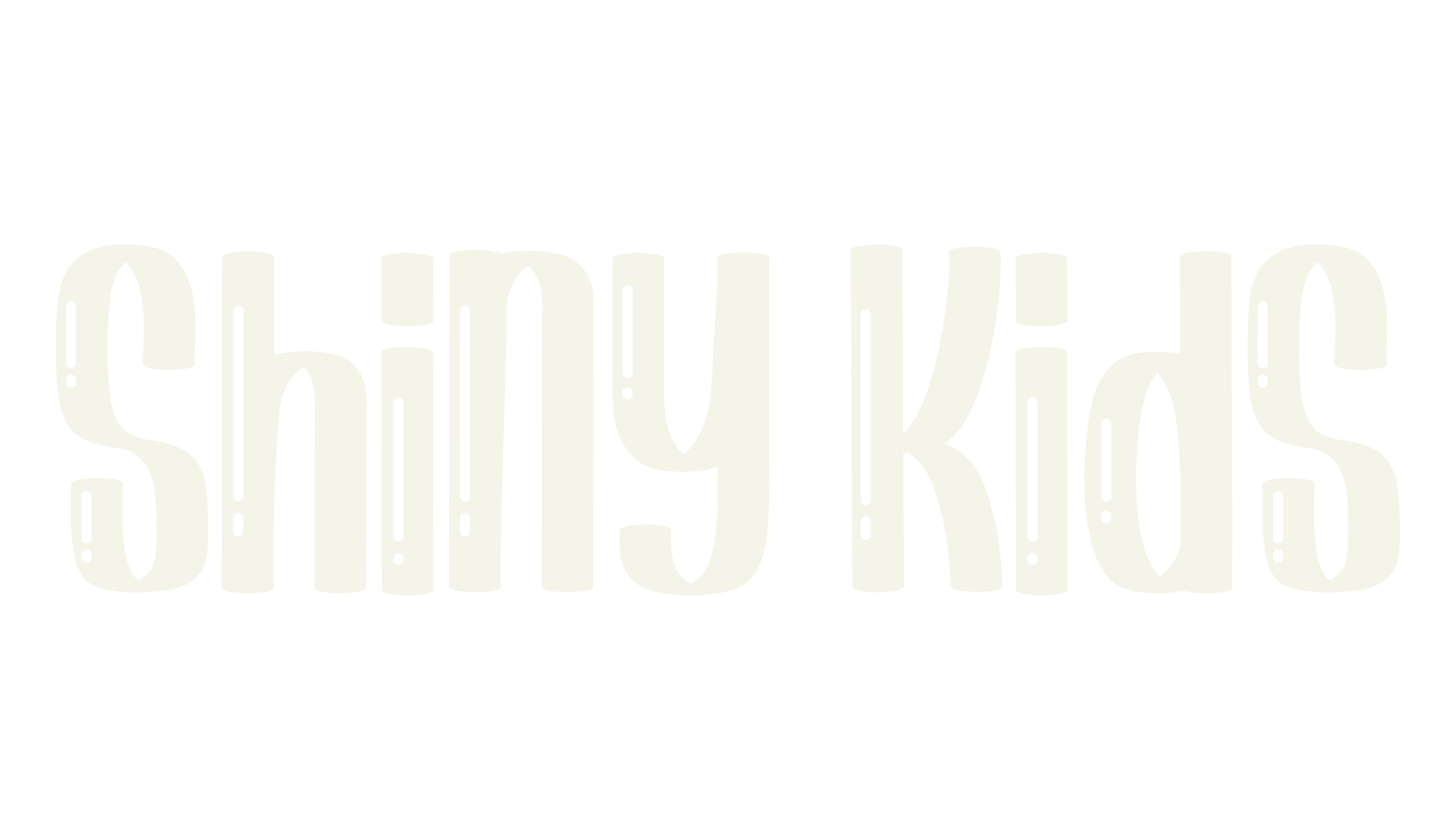 Shiny Kids, bubble font preview