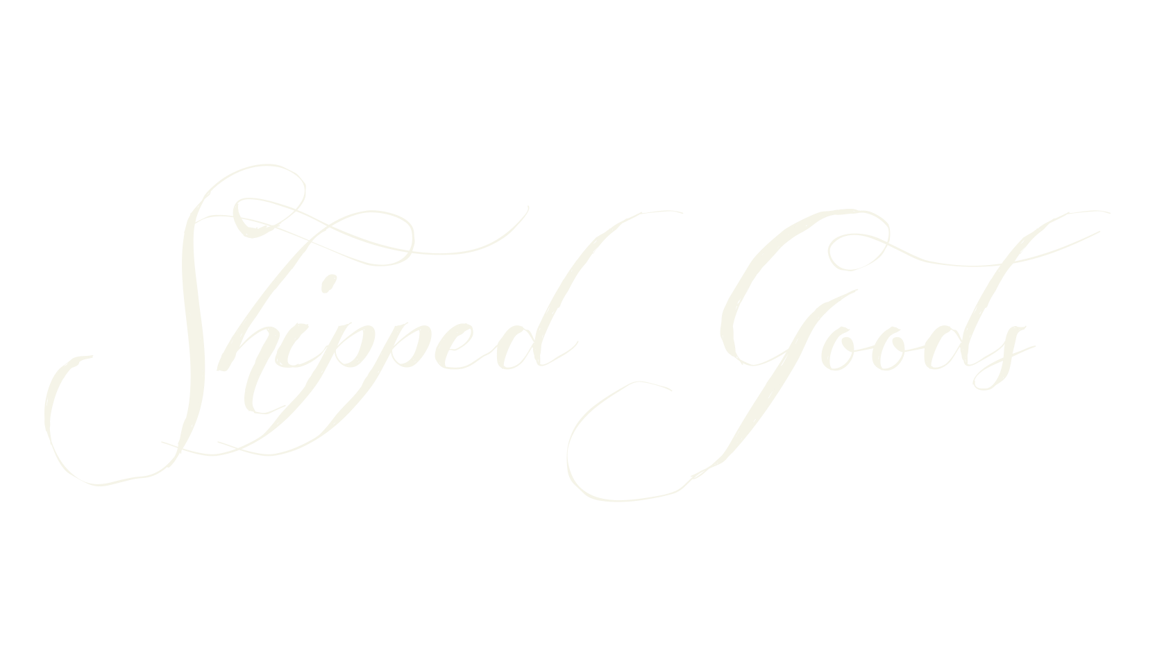 Shipped Goods, fashion script font preview