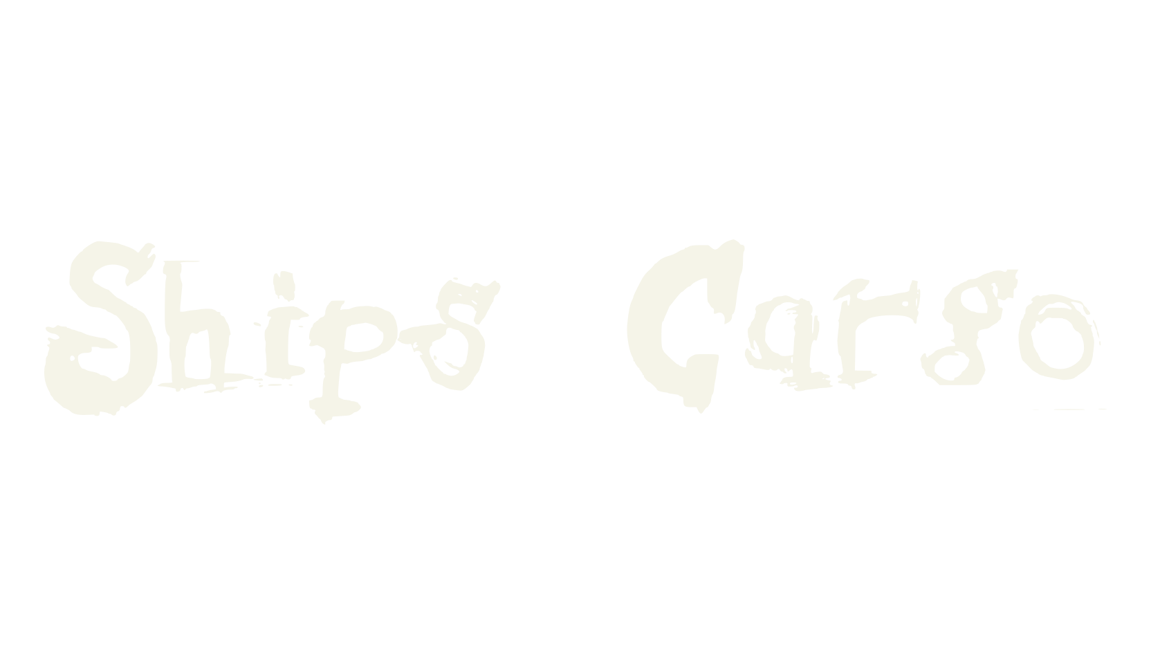 Ships Cargo, ship font preview