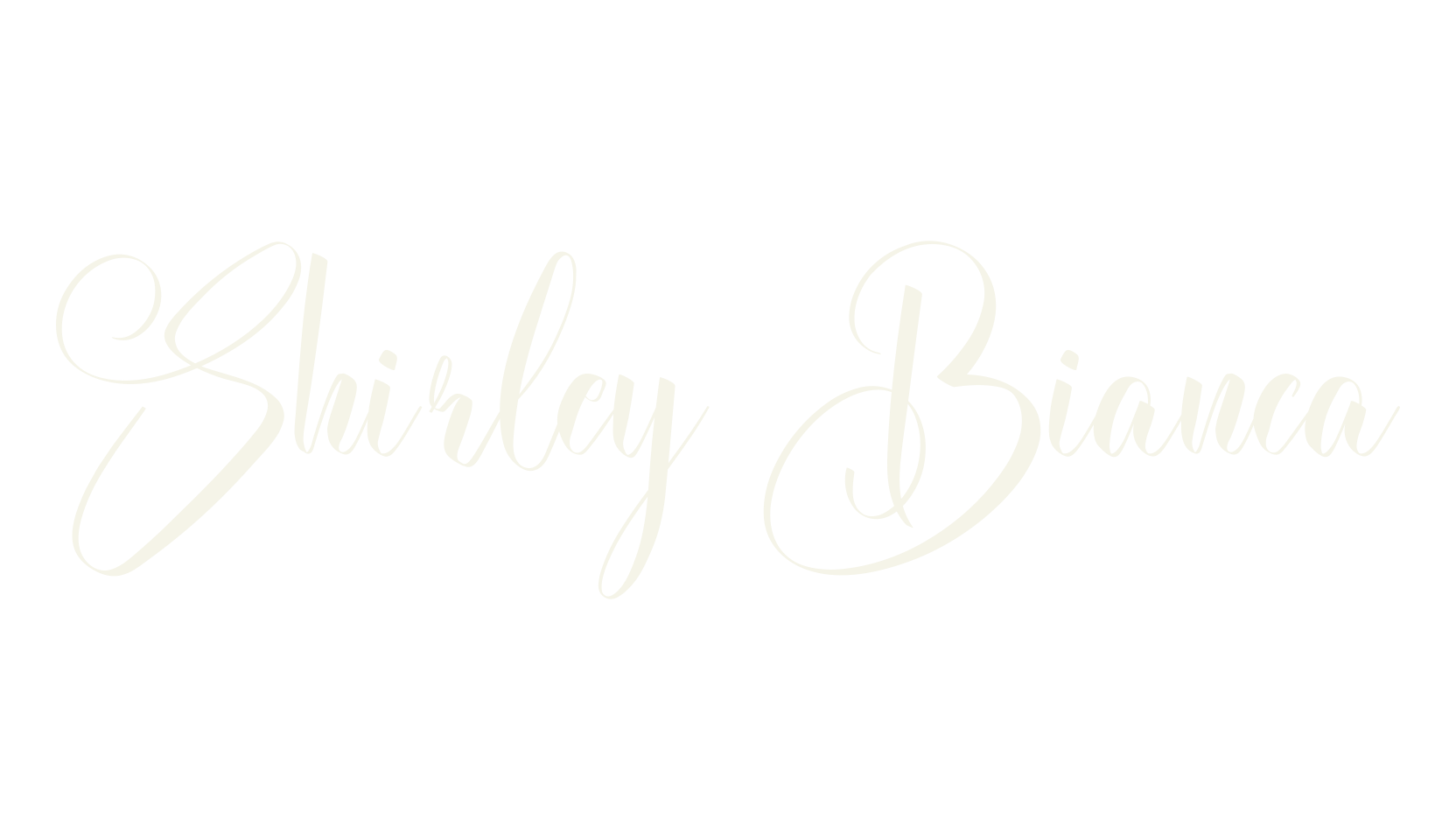 Shirley Bianca, calligraphy font preview