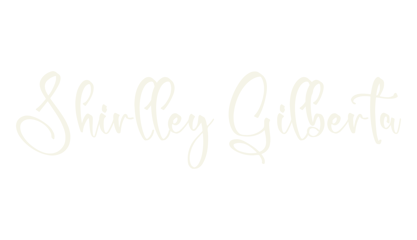 Shirlley Gilberta, script font preview