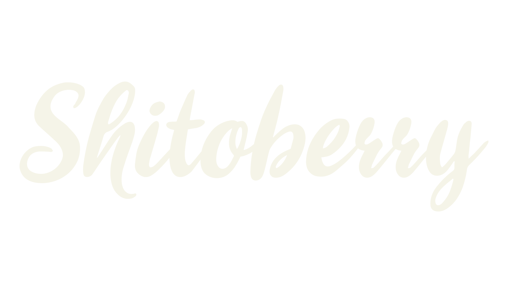 Shitoberry, calligraphy font preview