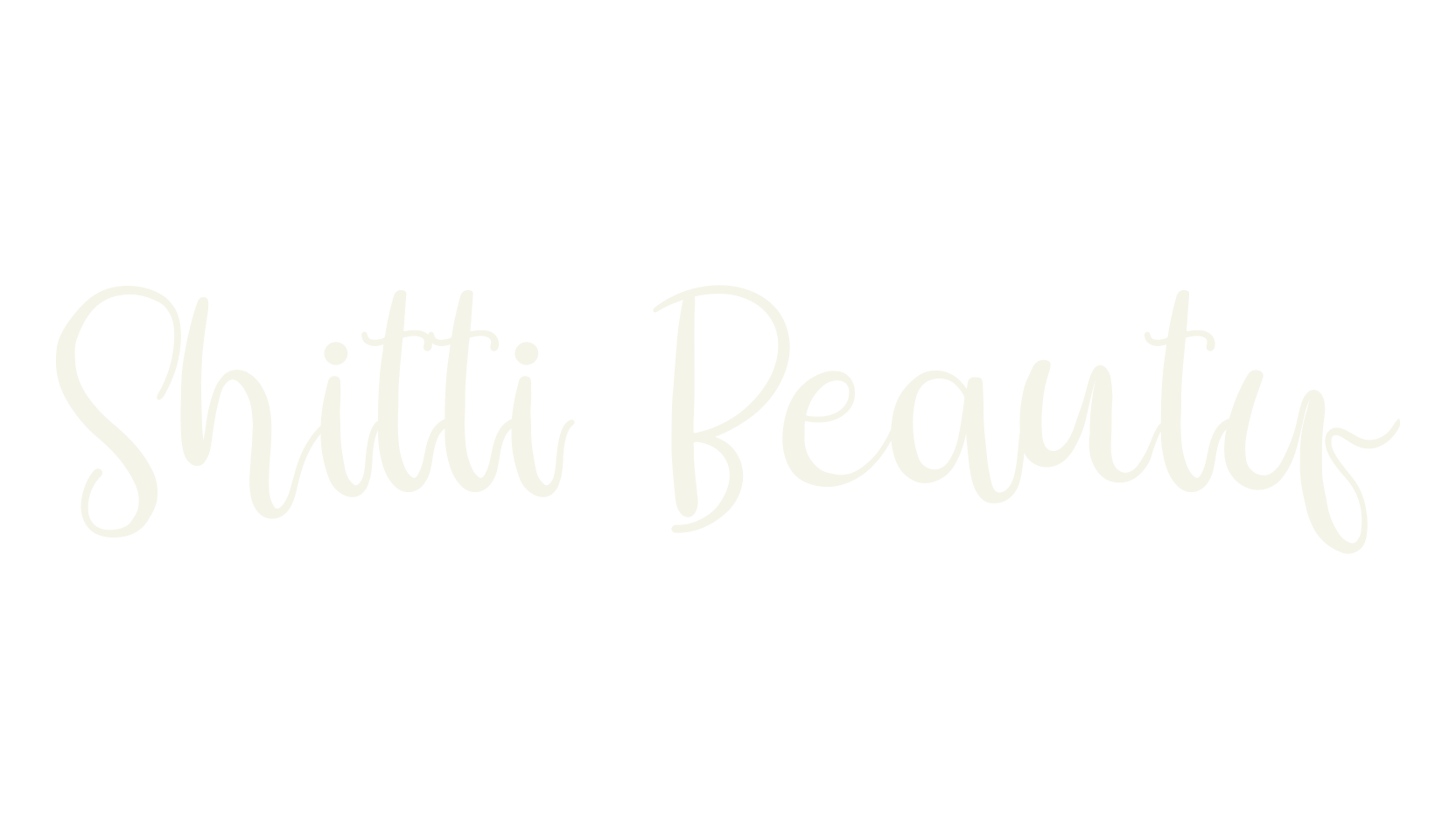 Shitti Beauty, calligraphy font preview