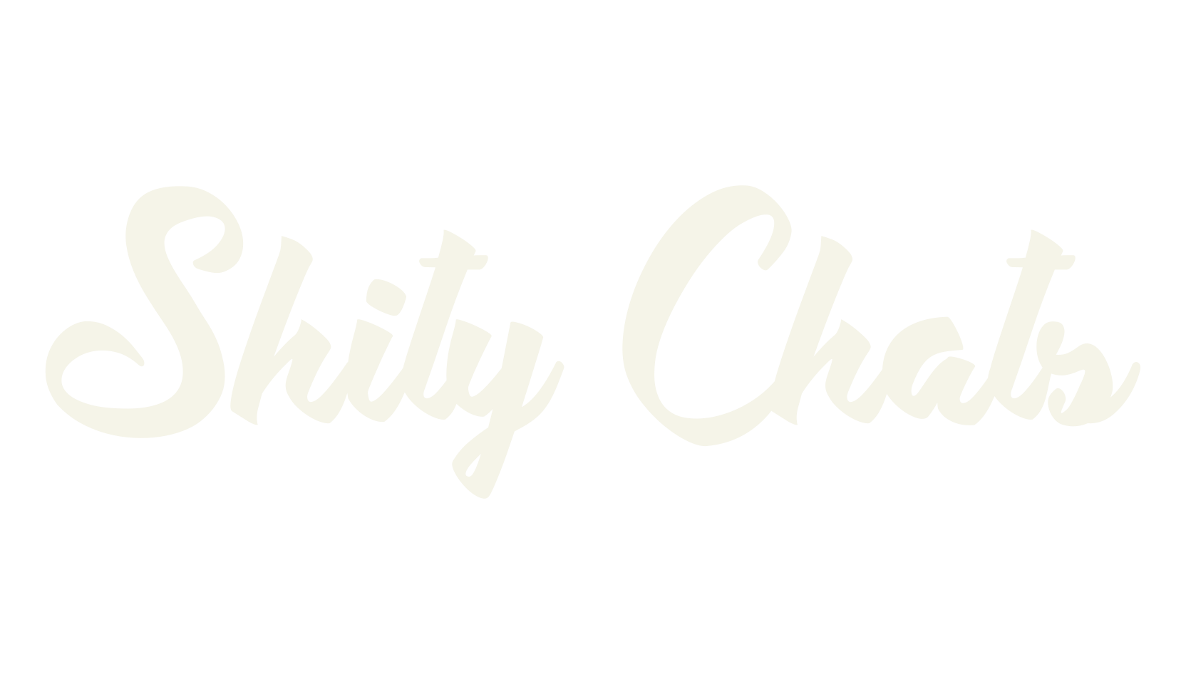 Shity Chats, fashion script font preview