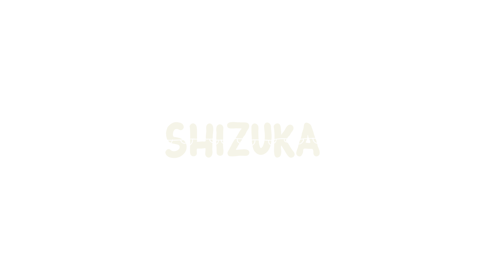SHIZUKA, cute font preview