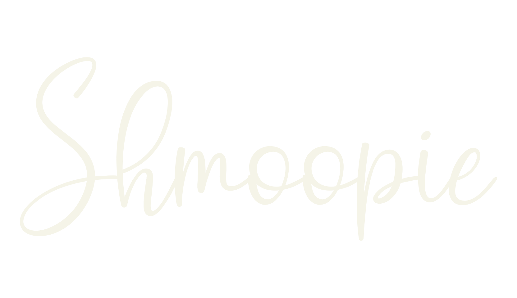 Shmoopie, cursive font preview