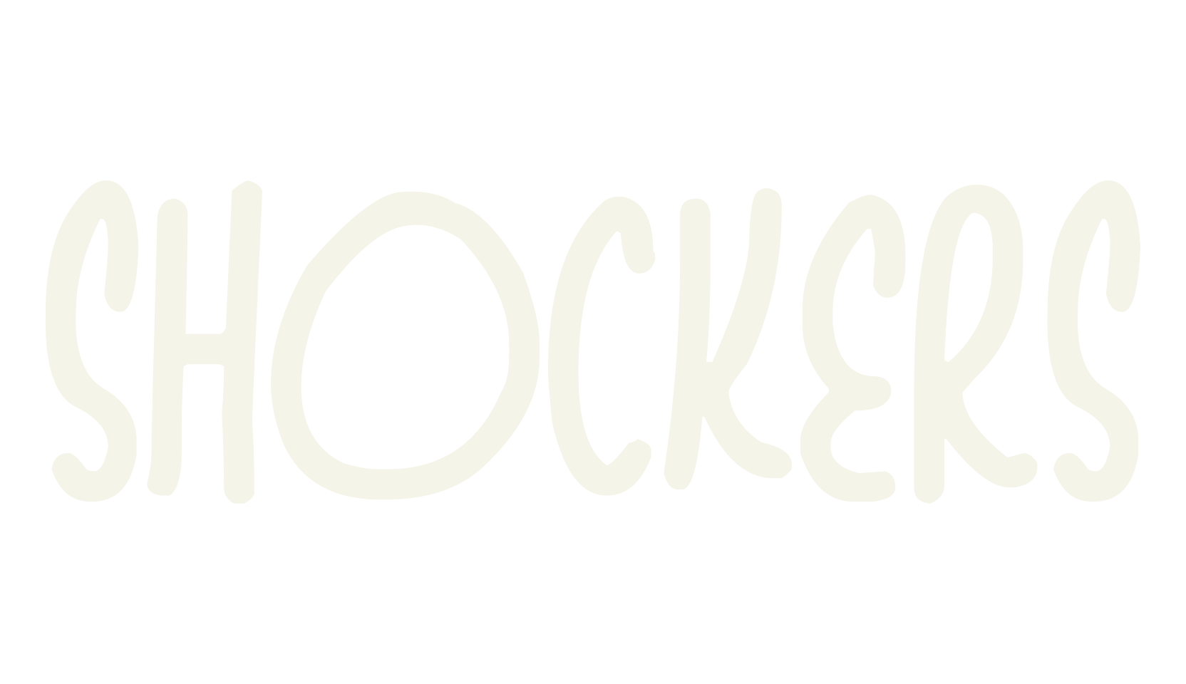 Shockers, handwritten font preview