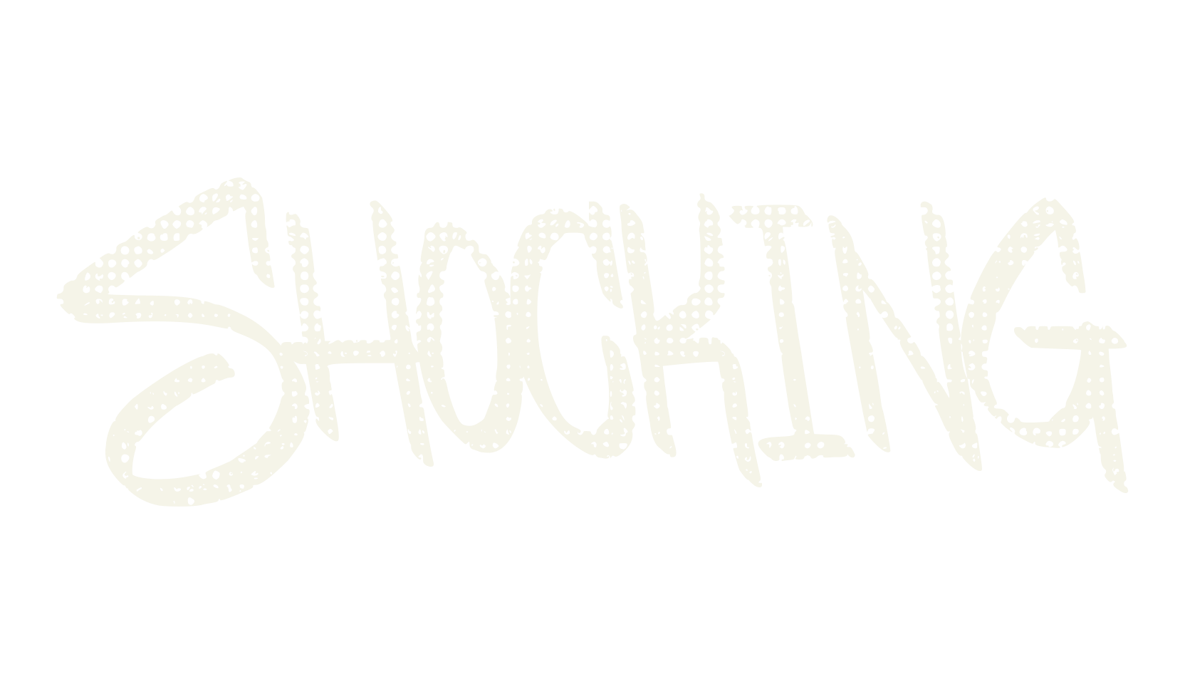 Shocking, graffiti font preview