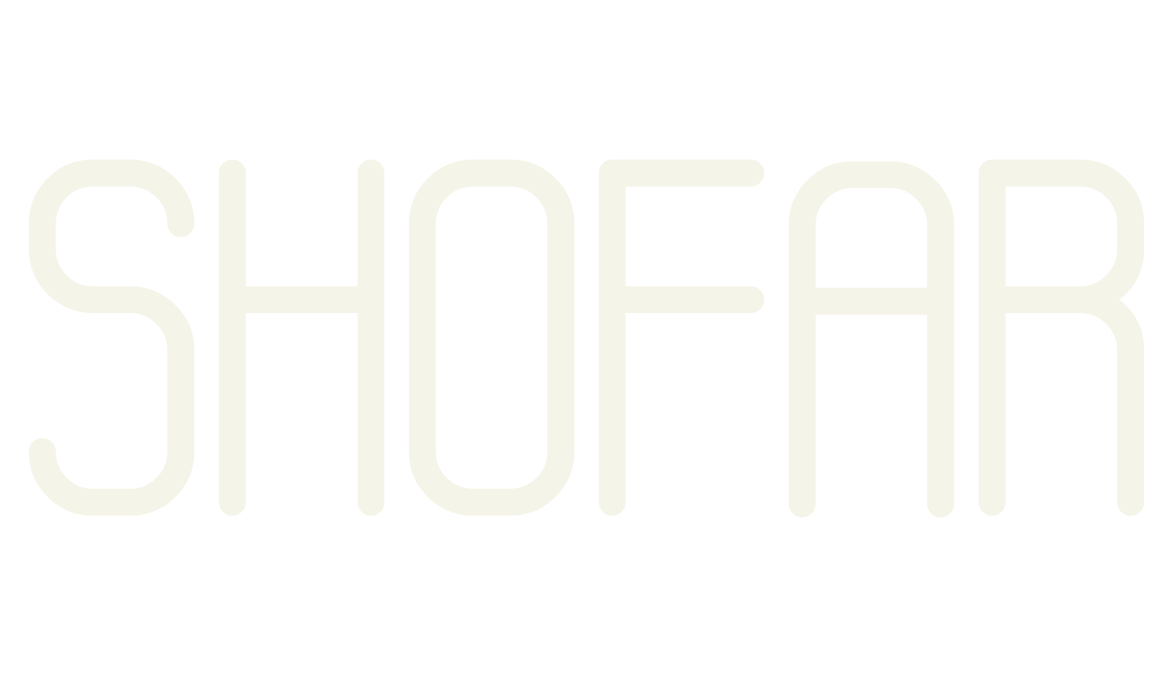 SHOFAR, rounded font preview