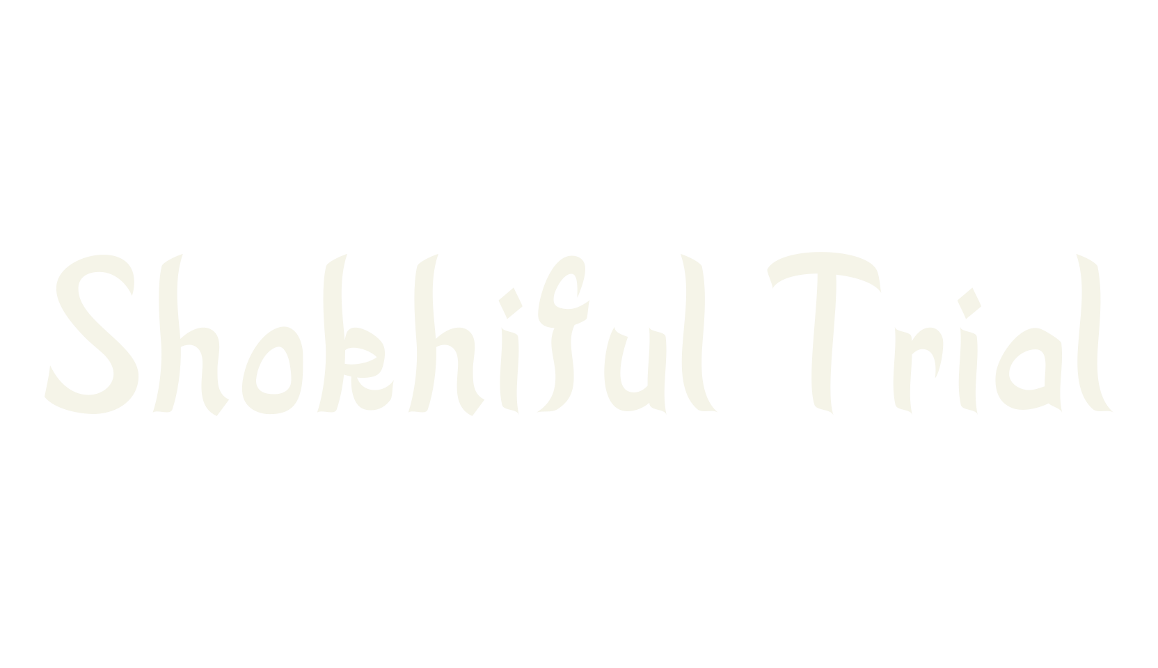 Shokhiful Trial, arabic font preview