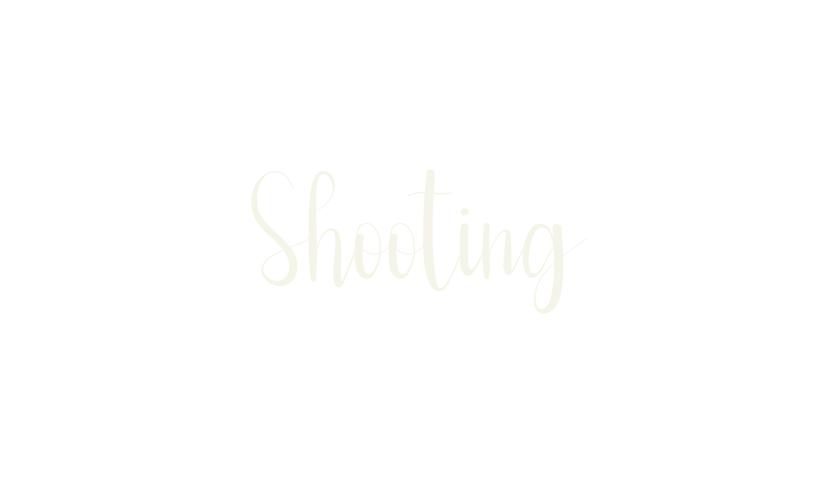 Shooting, calligraphy font preview