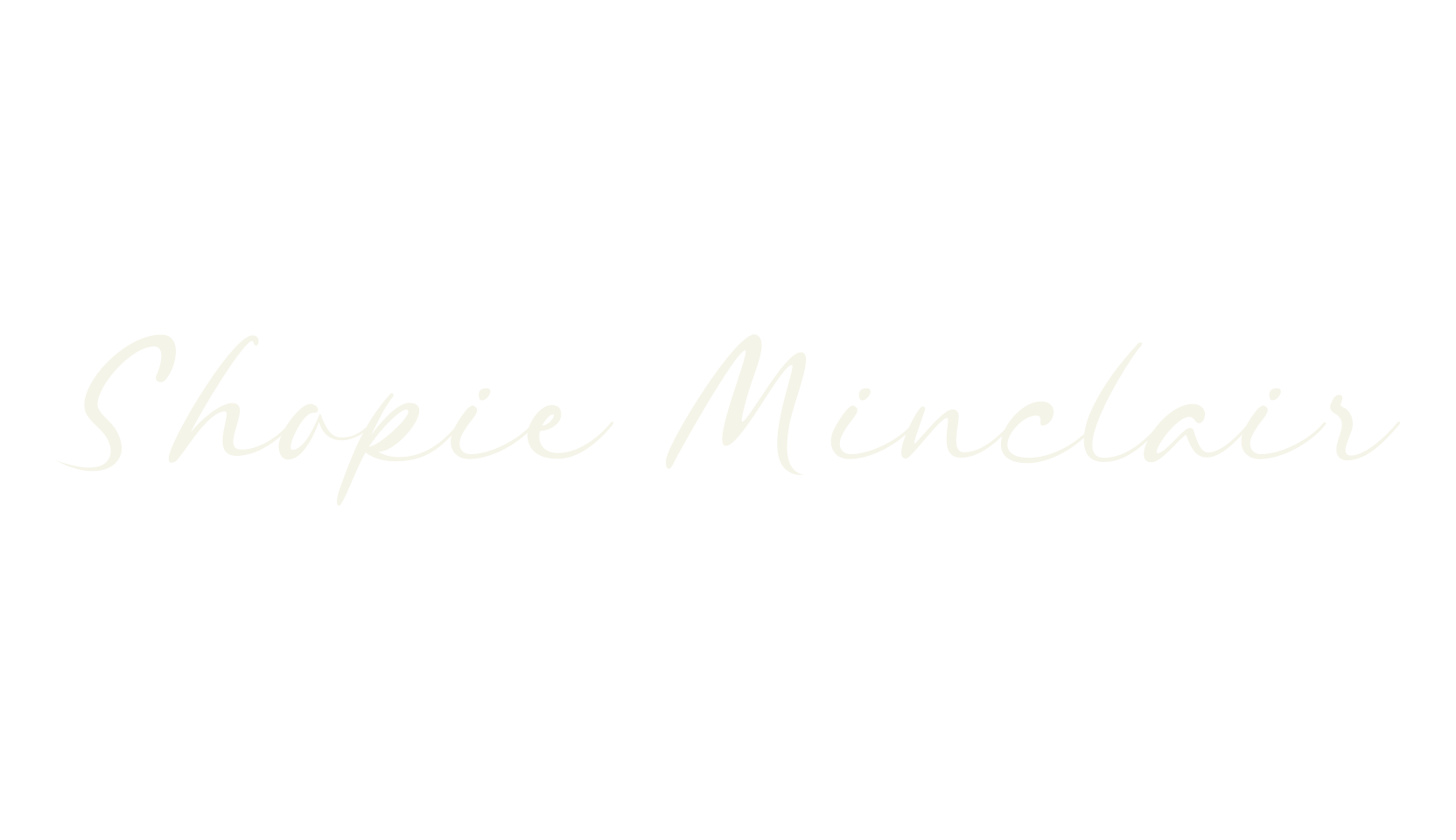 Shopie Minclair, fashion script font preview