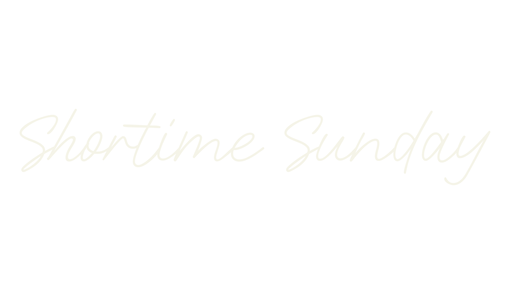Shortime Sunday, fashion script font preview