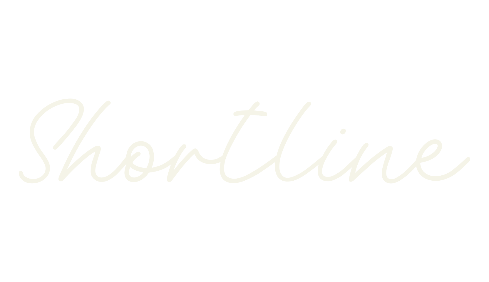 Shortline, handwriting font preview