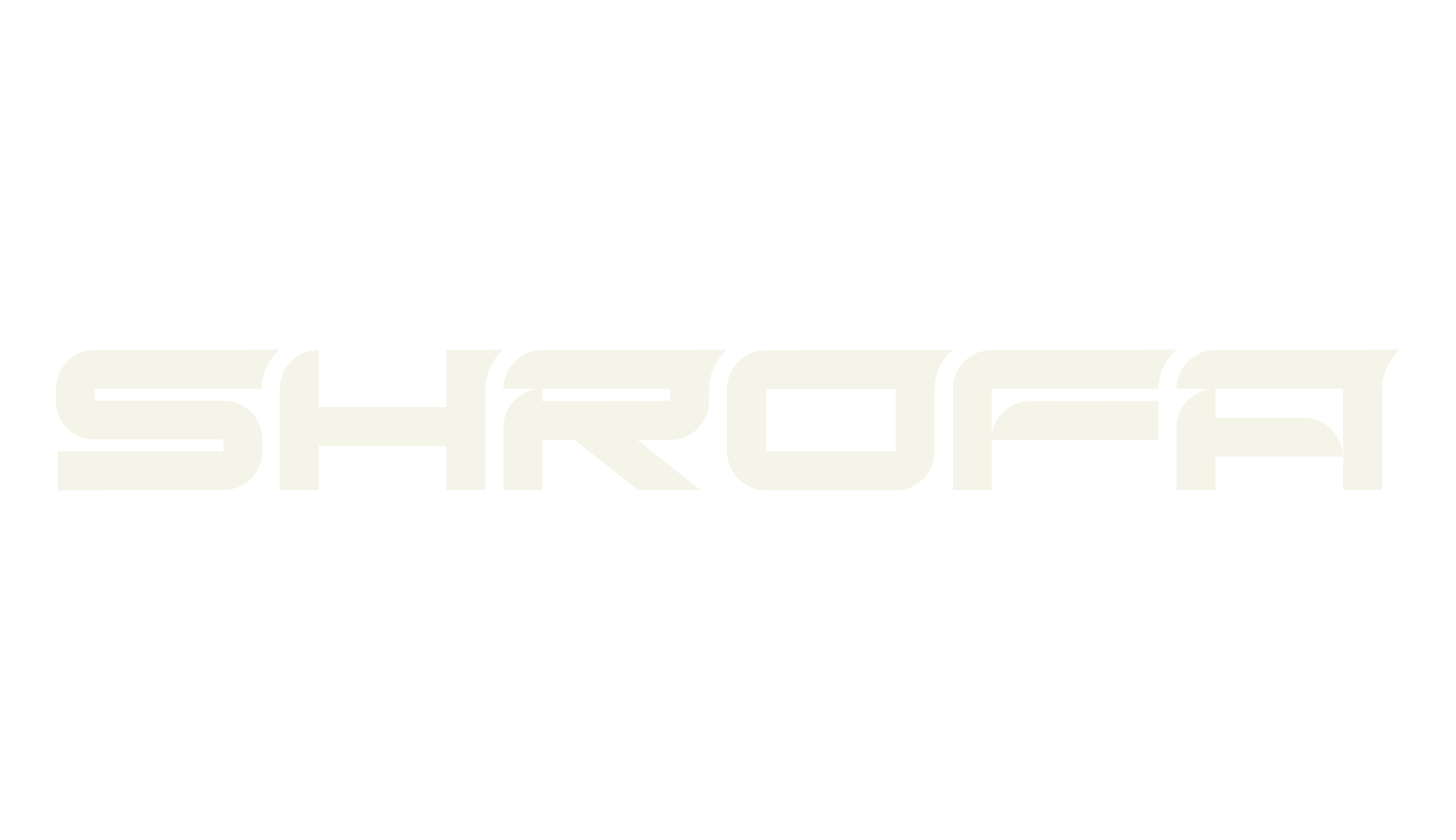 Shrofa, sci-fi font preview