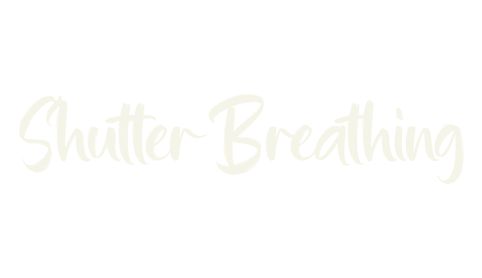 Shutter Breathing, handwriting font preview