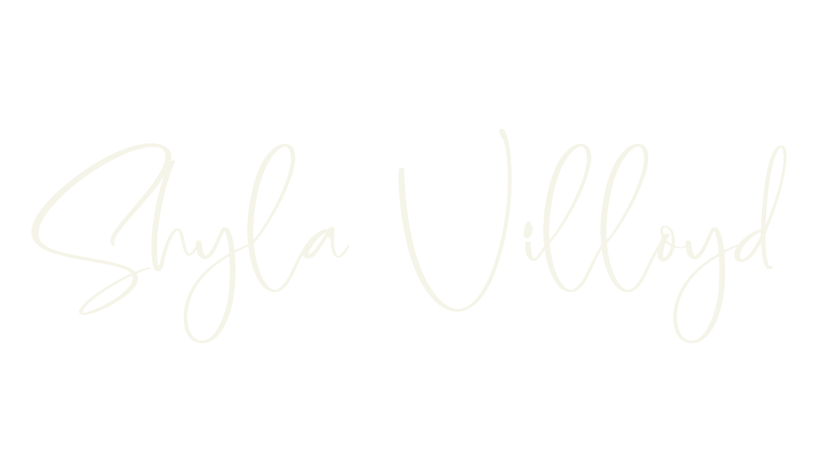Shyla Villoyd, script font preview