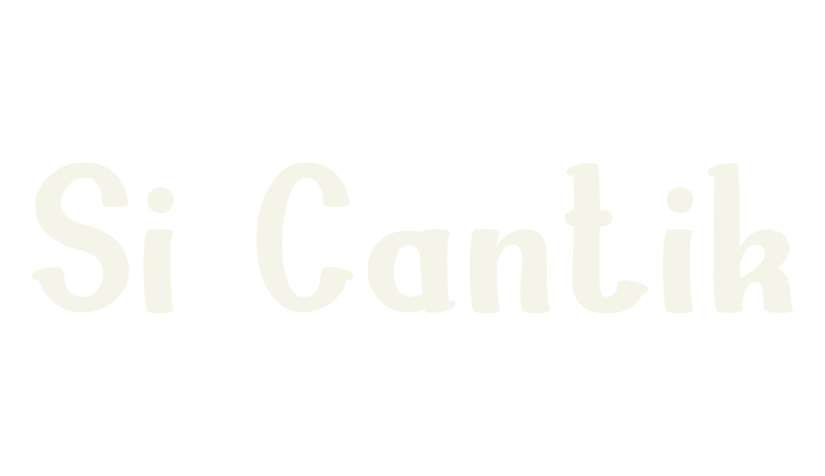 Si Cantik, fashion script font preview