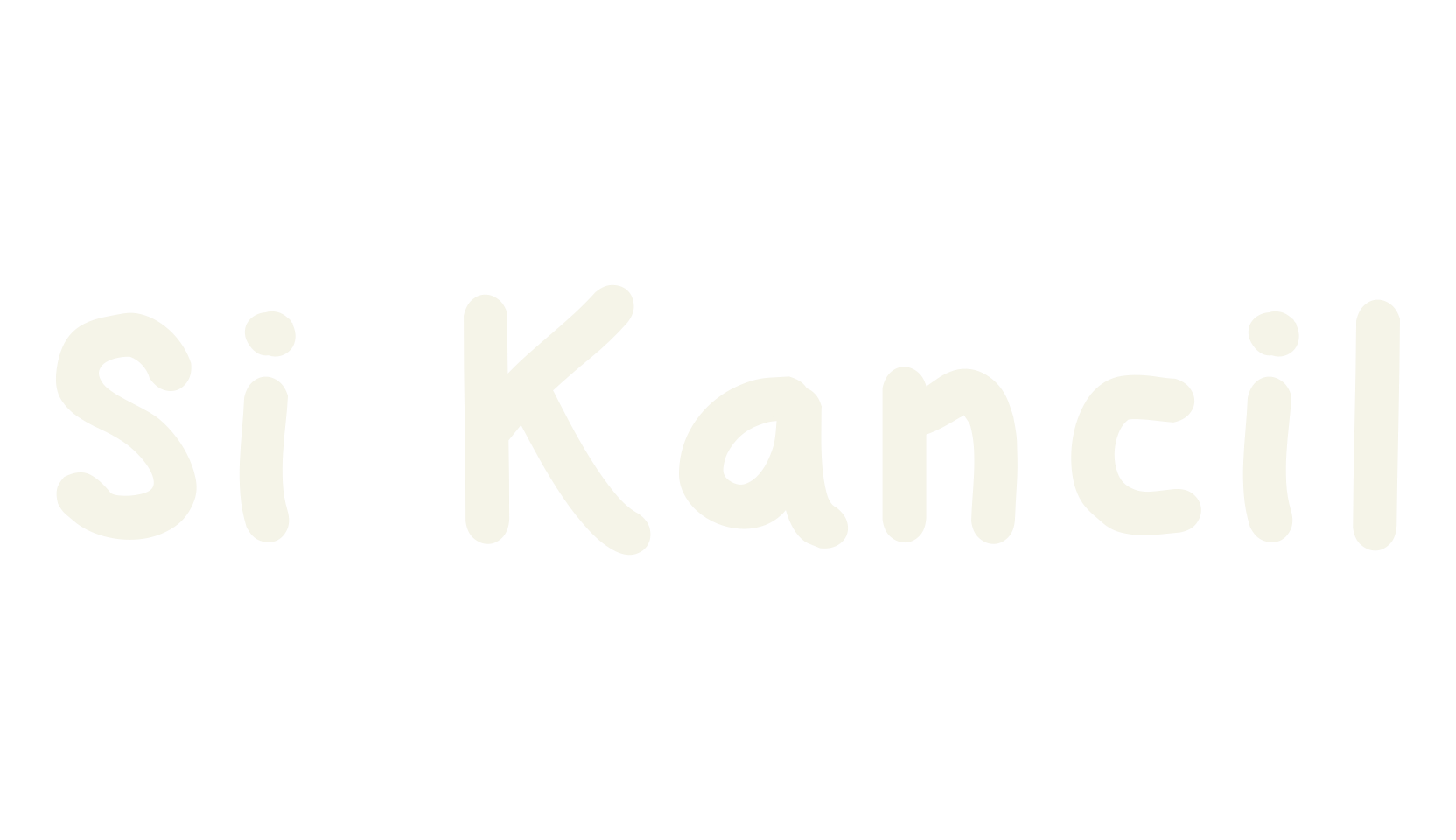 Si Kancil, display market font preview
