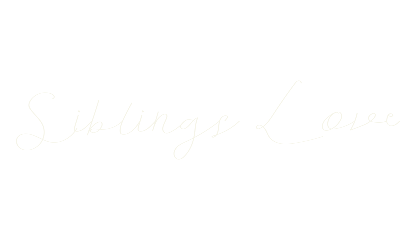 Siblings Love, calligraphy font preview