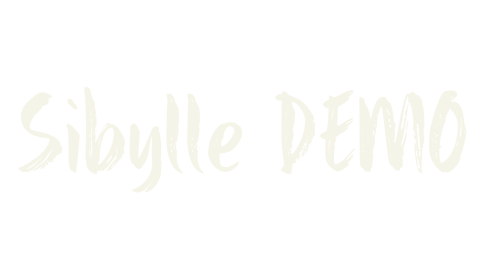 Sibylle DEMO, handwritten font preview