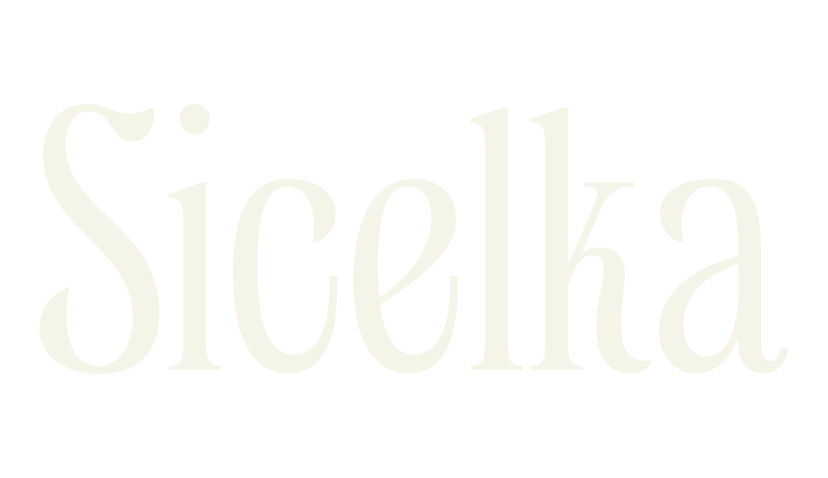 Sicelka, cool font preview