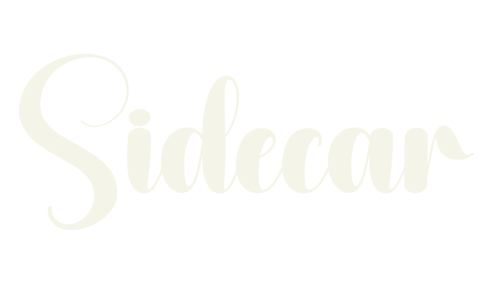 Sidecar, calligraphy font preview