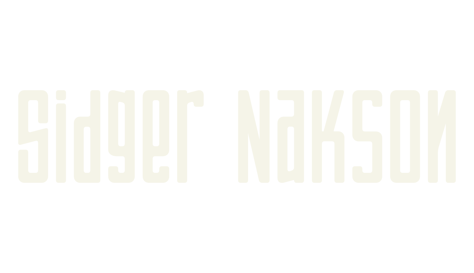 Sidger Nakson, instagram font preview