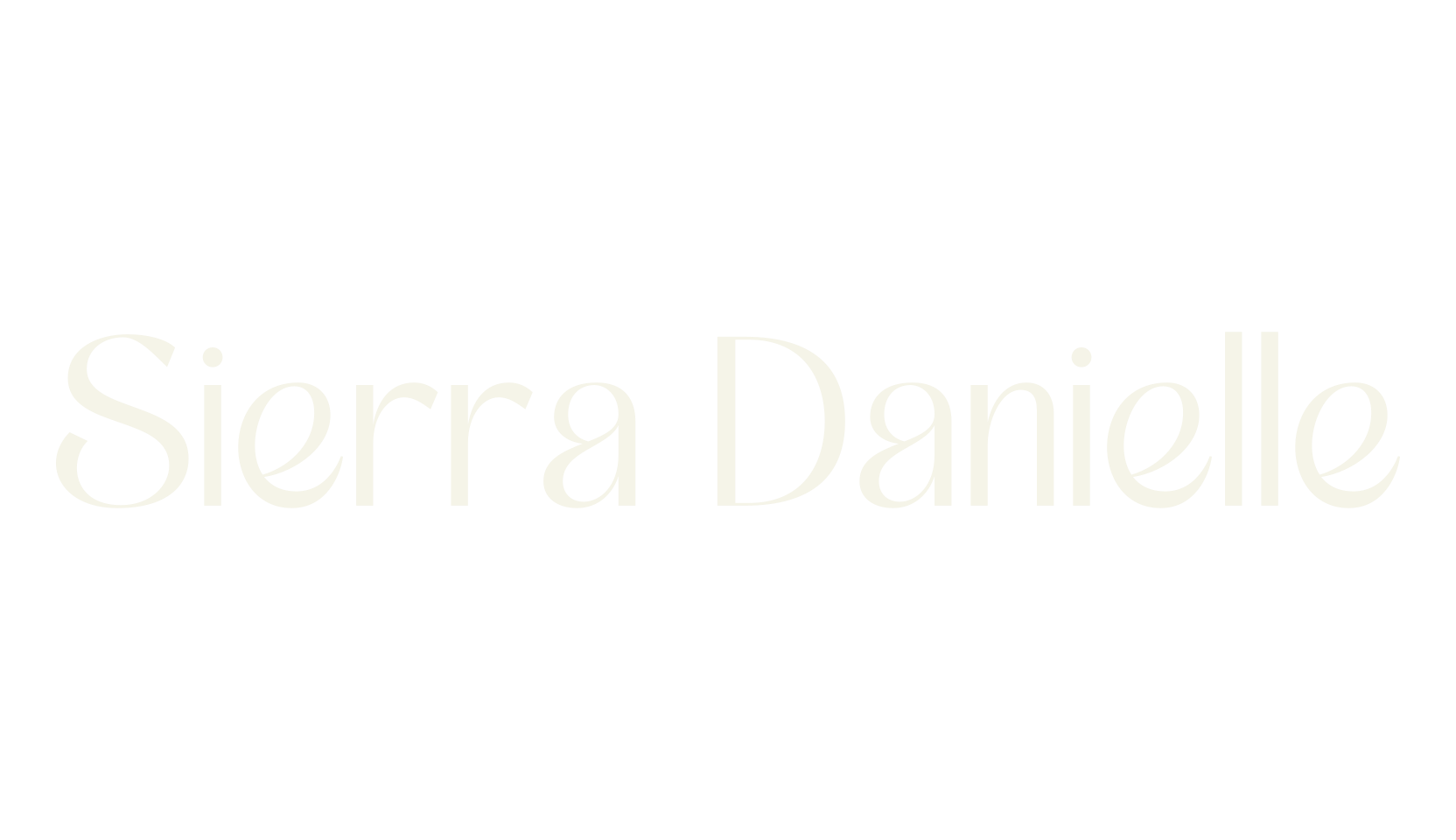 Sierra Danielle, sans serif font preview