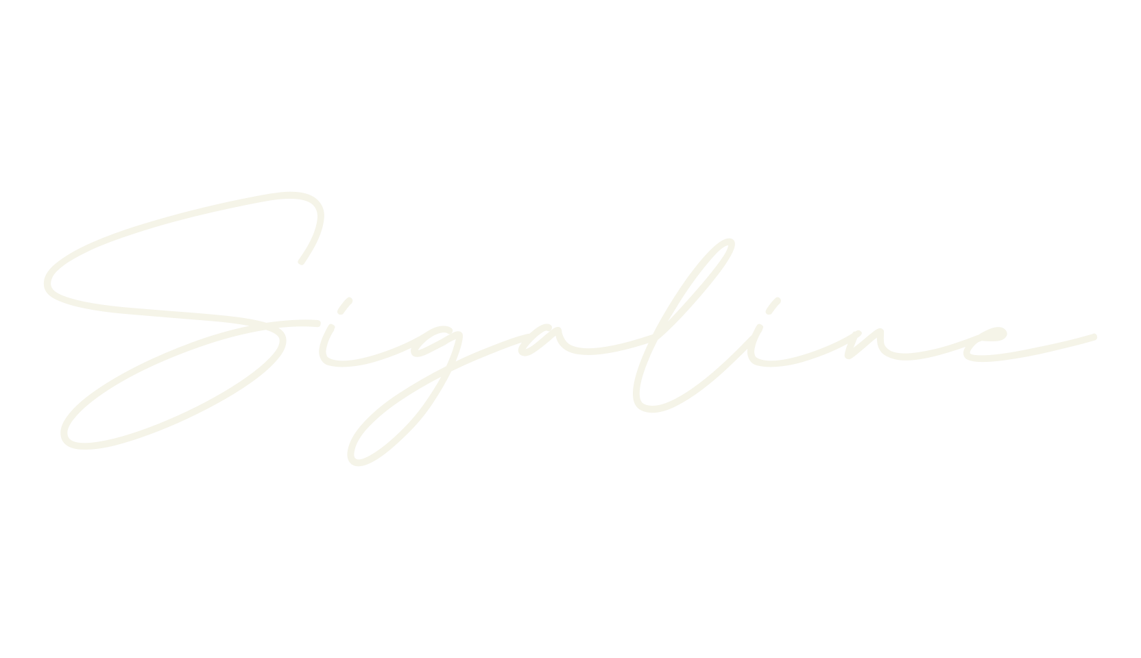 Sigaline, signature font preview