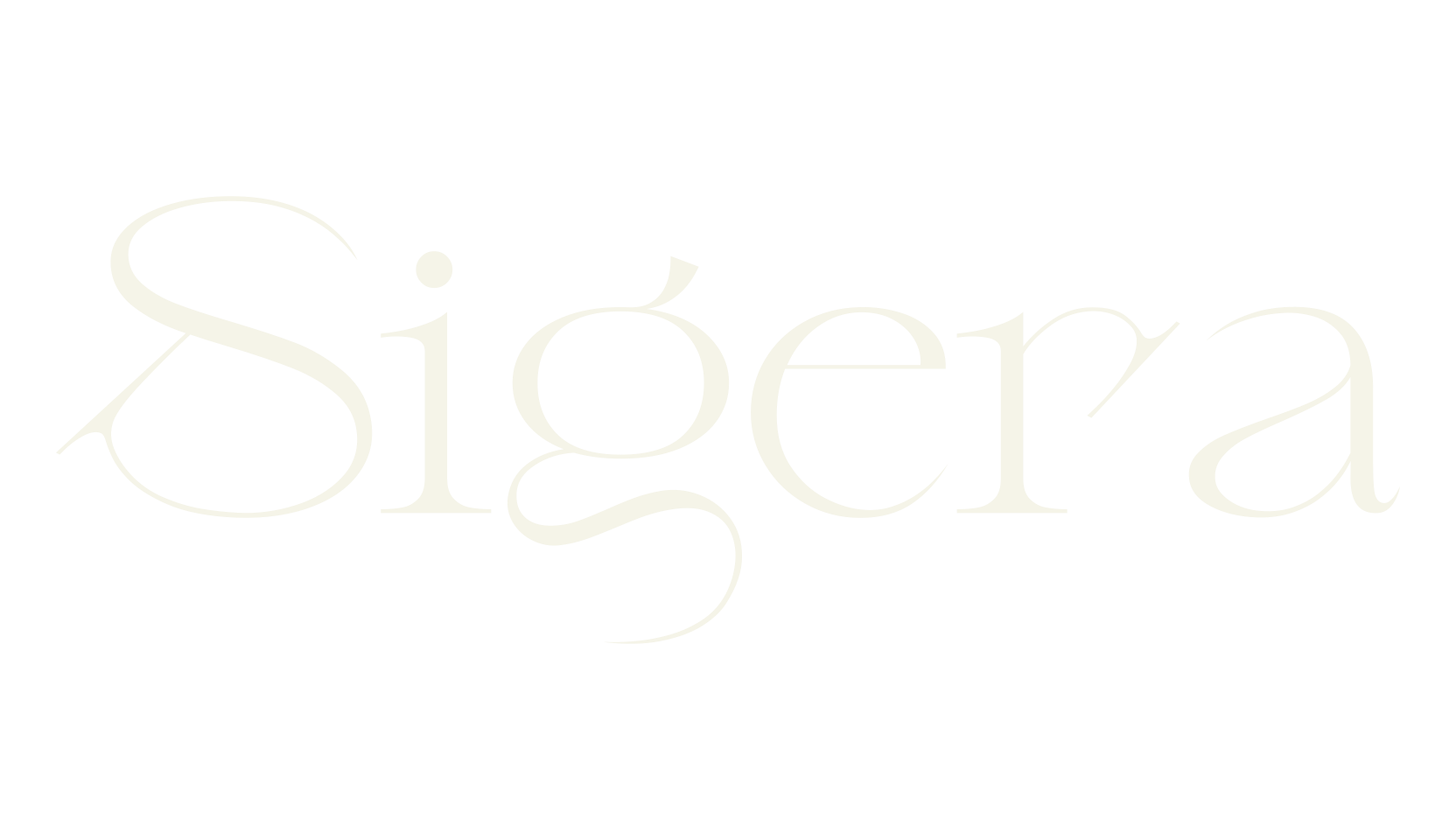 Sigera, movies font preview