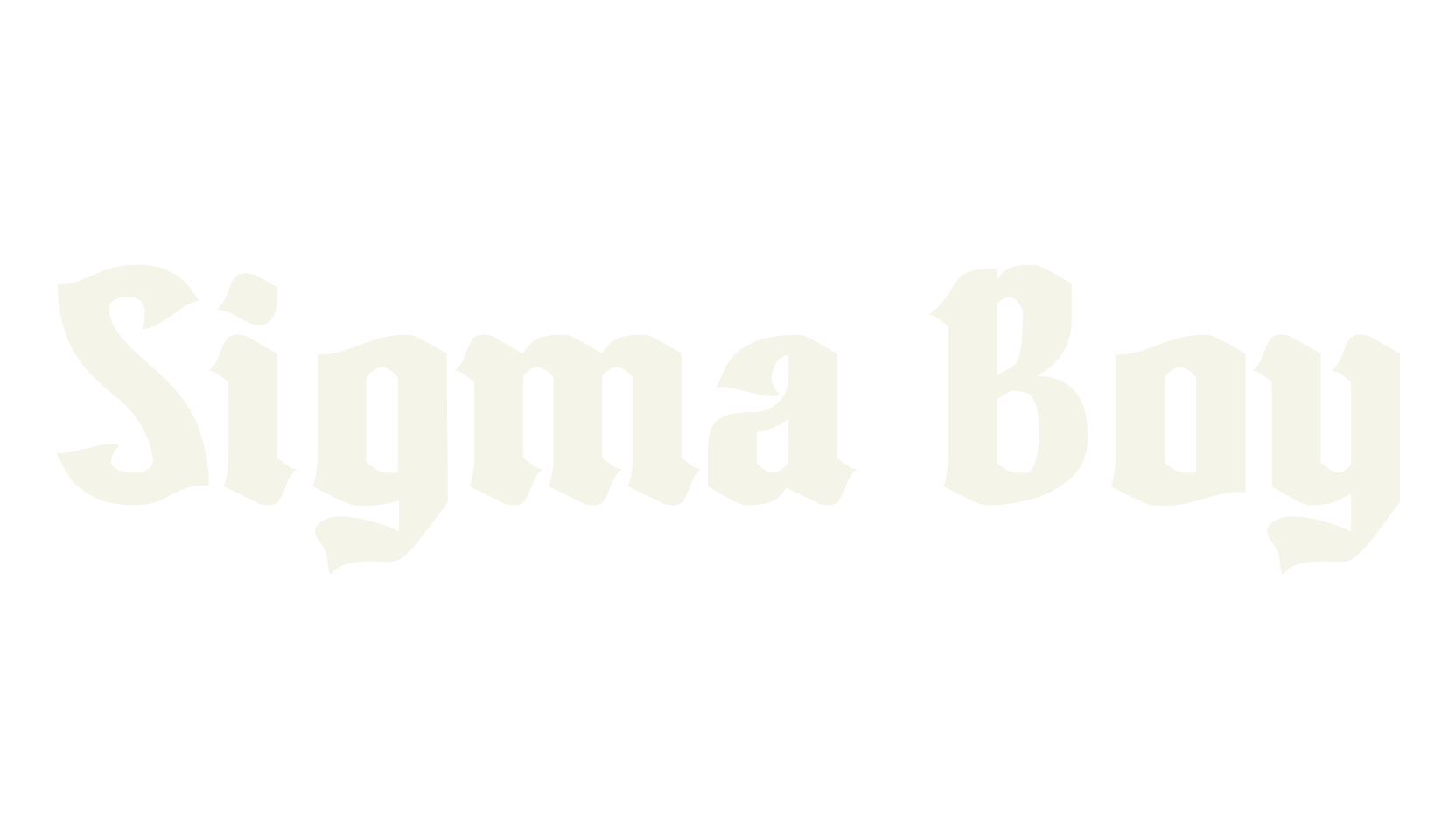 Sigma Boy, graffiti font preview