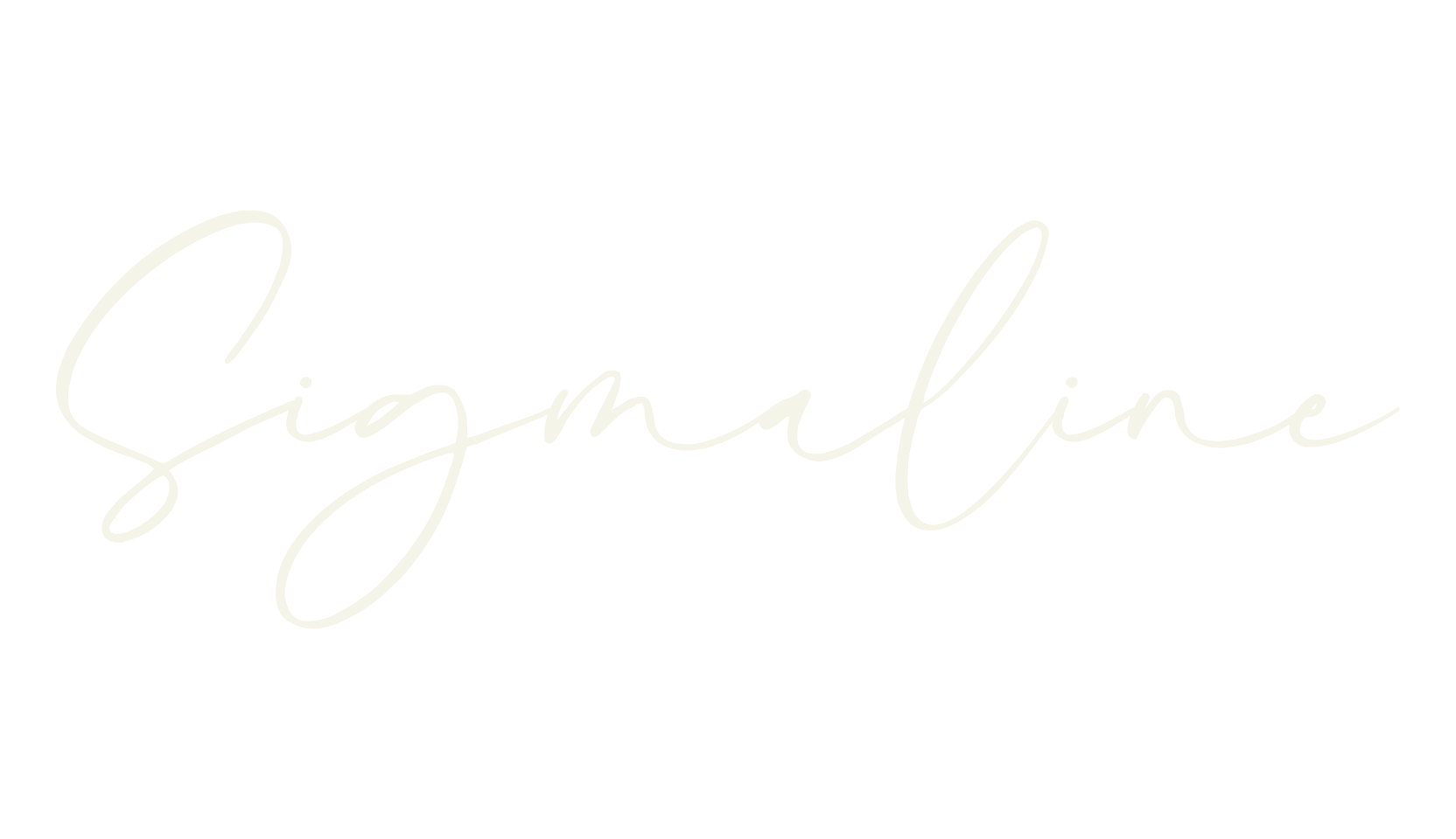Sigmaline, calligraphy font preview