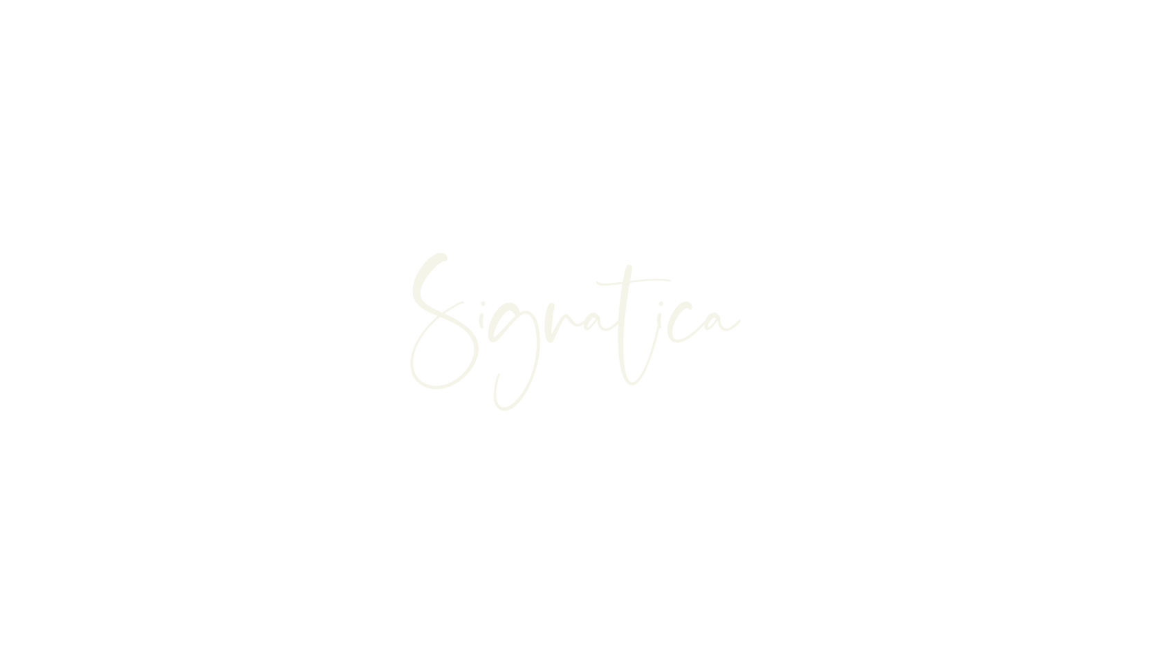 Signatica, cursive font preview