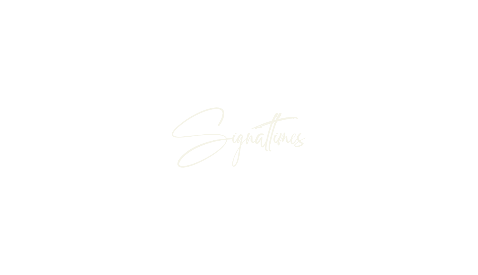 Signattimes, fashion script font preview