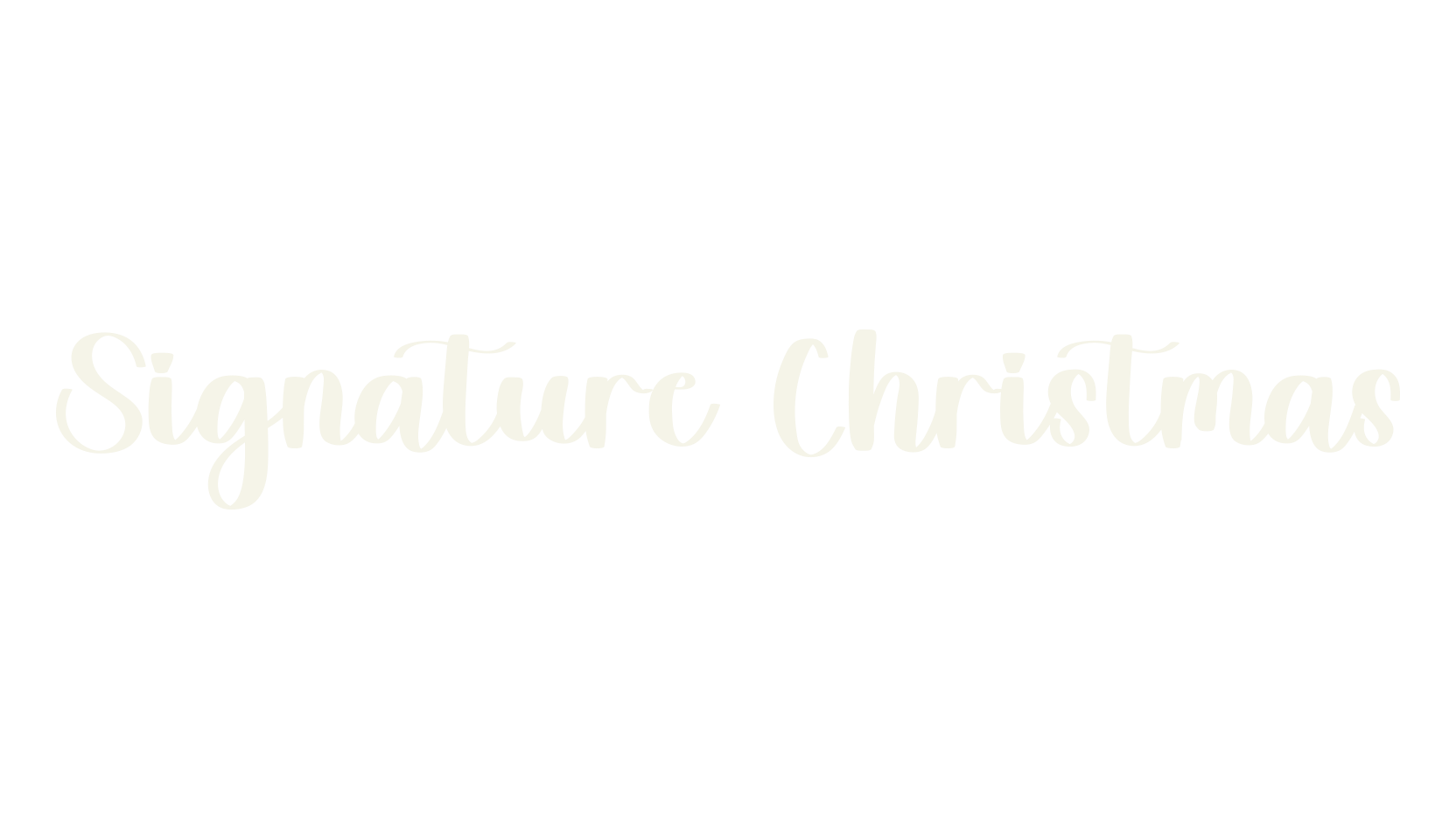 Signature Christmas, signature font preview